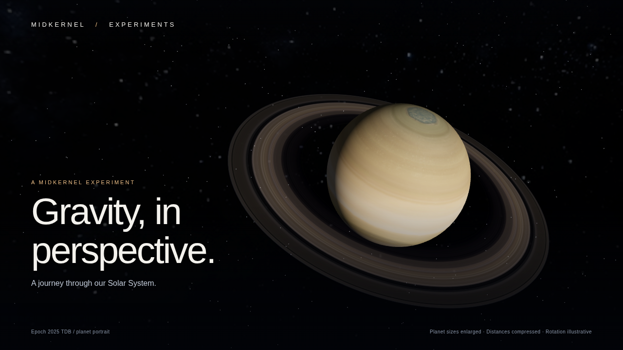 The textured globe of Saturn and its rings in the Solar Observatory